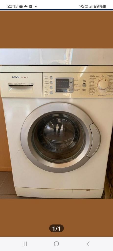 Bosch  6kg, Elektronische apparatuur, Wasmachines, Ophalen, Gebruikt