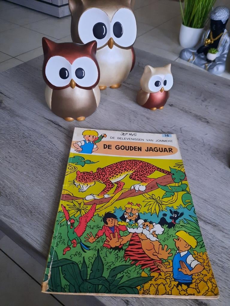Strip jommeke nr 16 de gouden jaguar, Boeken, Ophalen of Verzenden, Gelezen