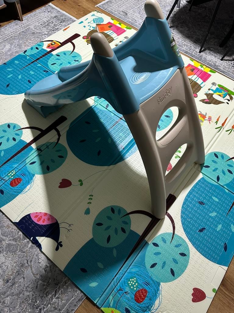 Te koop: Opvouwbare glijbaan + speelmat (vanaf 2 jaar), Enlèvement, Comme neuf