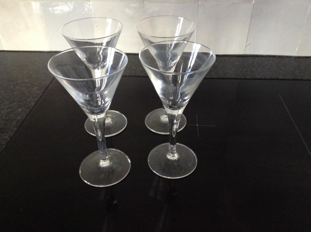 Aperitiefglaasjes, Ophalen of Verzenden, Gebruikt, Borrel- of Shotglas