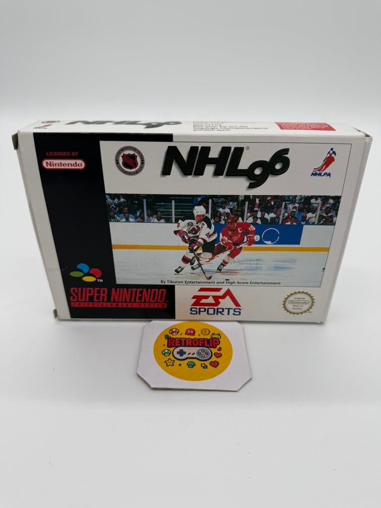 NHL 96 Super Nintendo Snes Game - Pal Snsp, Enlèvement ou Envoi, 2 joueurs, Utilisé, À partir de 3 ans