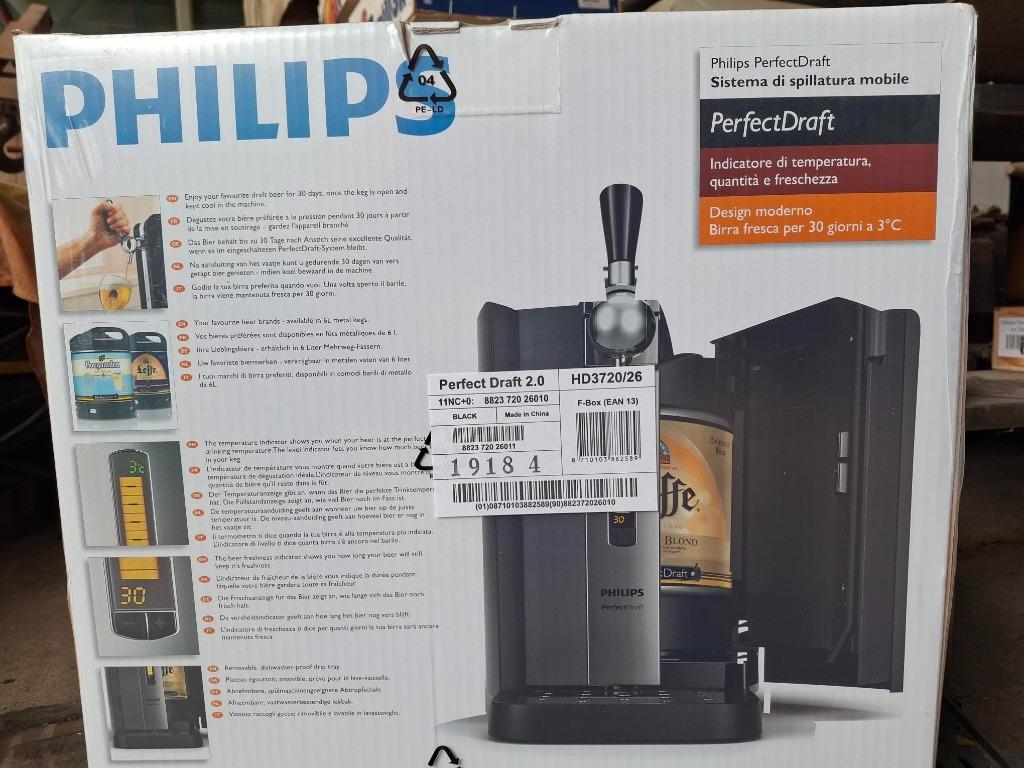 Biertap draft Philips voor vaatjes, Ophalen