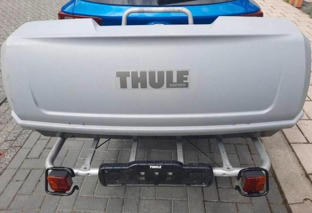 Te huur Bagagebox Thule backup 900, Auto diversen, Dakkoffers, Ophalen, Zo goed als nieuw