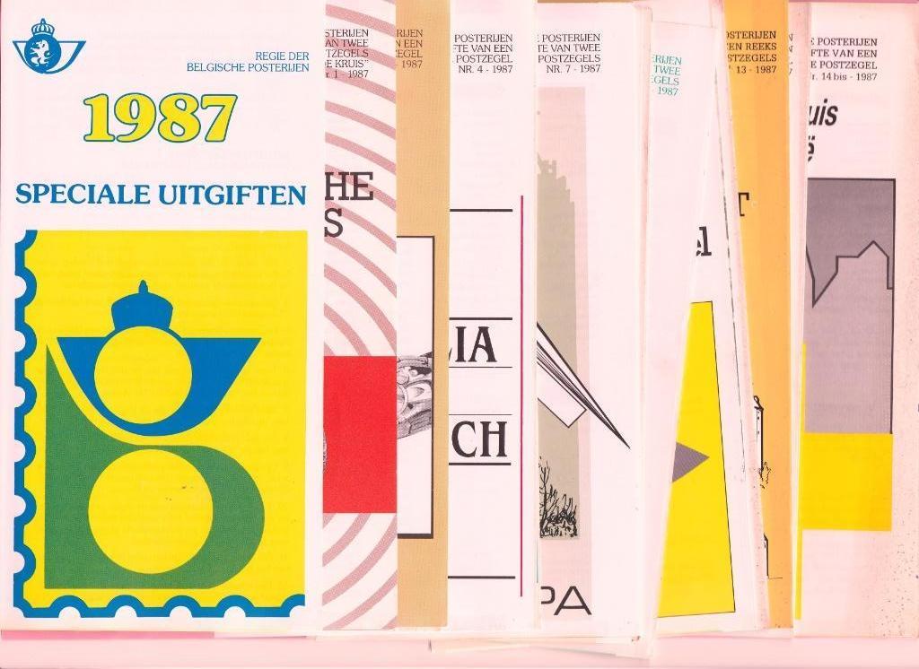 BELGIË - UITGIFTE VAN EEN BIJZONDERE POSTZEGEL 1987, Ophalen of Verzenden, Europa