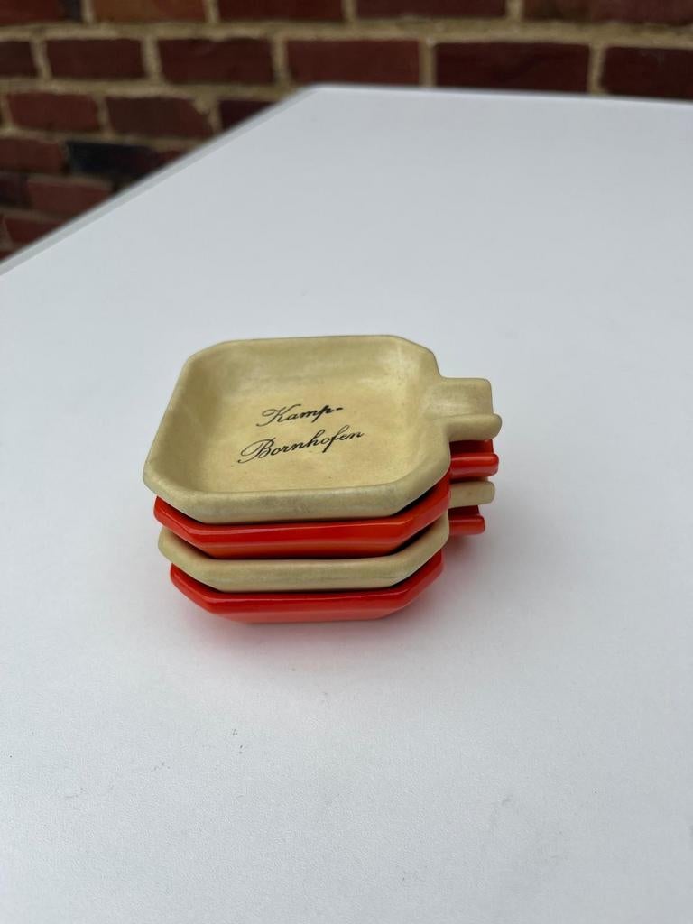 Goebel 4 asbakjes kamp Bornhofen, Ophalen of Verzenden
