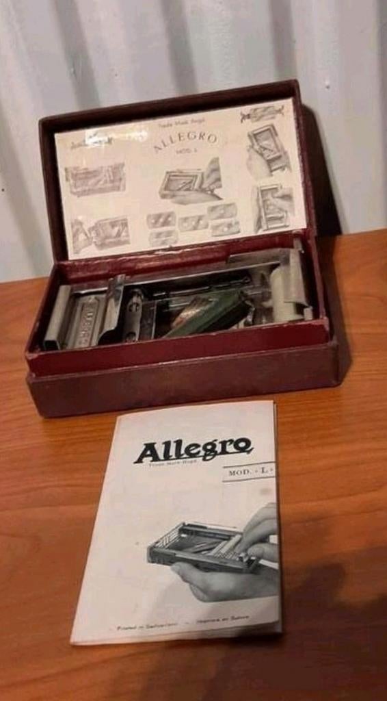 Scheermessenslijper Allegro 1945 Switserland, Ophalen of Verzenden