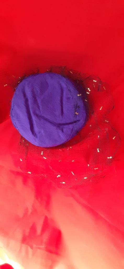 Ancien chapeau avec voilette, Antiquités & Art, Enlèvement ou Envoi