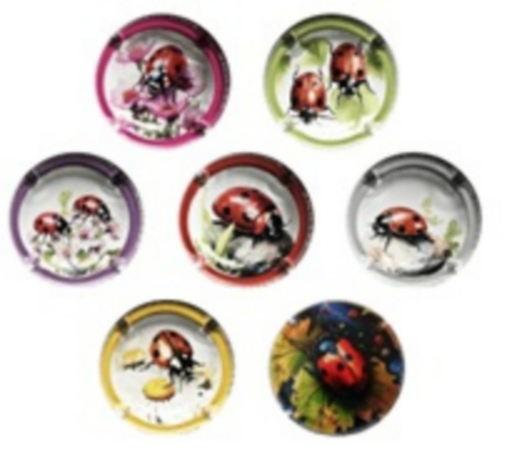 Champagne capsules - Fontaine Salome A1 Coccinelle (L7910), Collections, Collections complètes & Collections, Envoi