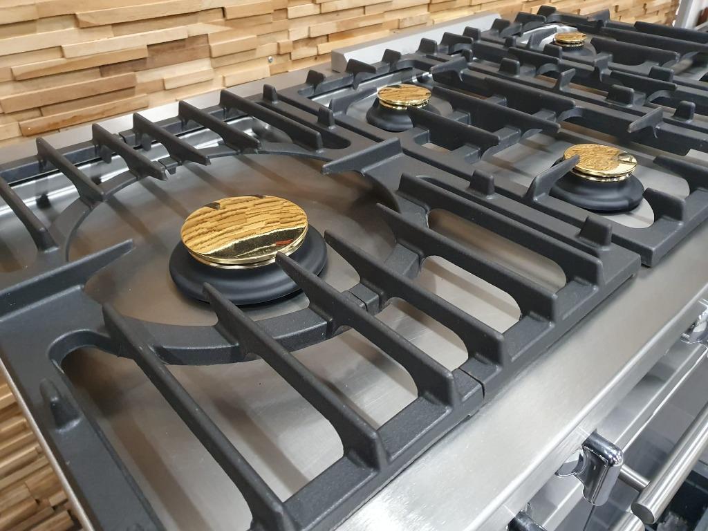 🔥 Cuisinière de luxe Westahl 110 cm en acier inoxydable 2 f, Gaz, 85 à 90 cm, Comme neuf, Enlèvement