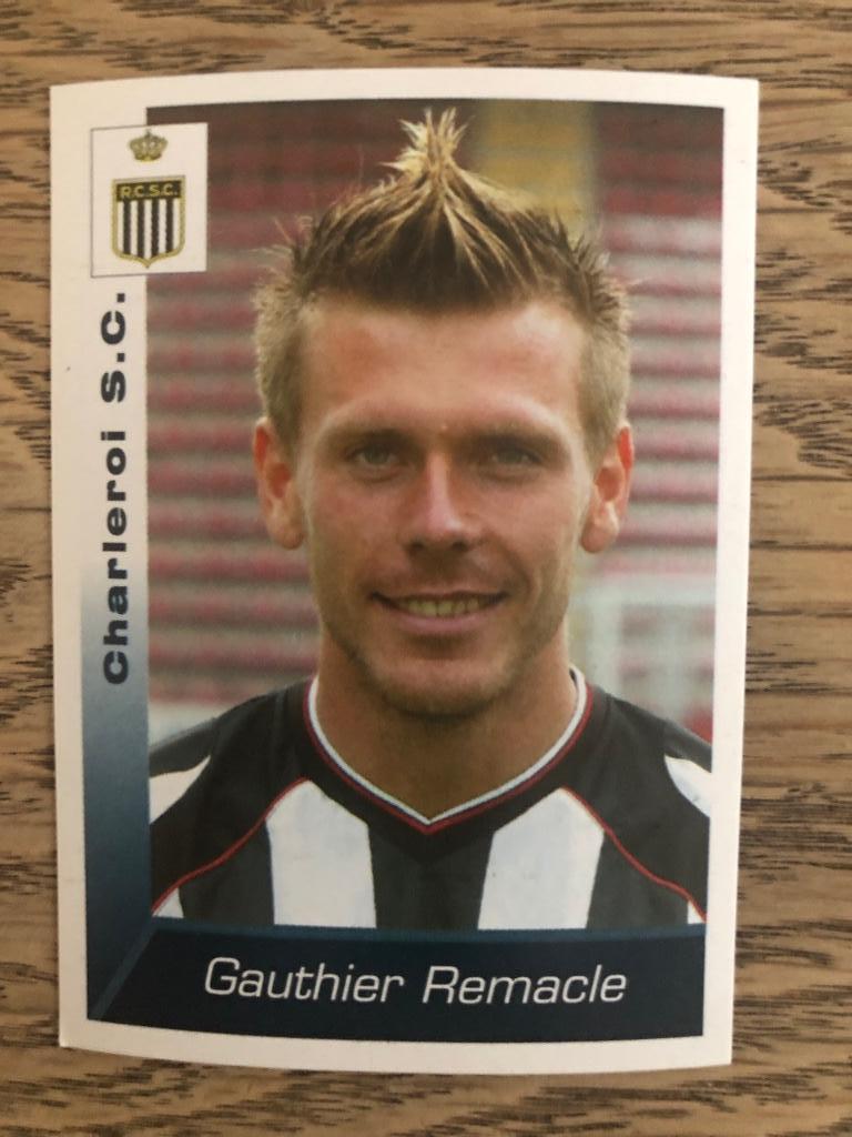 Gauthier REMACLE (Charleroi) Voetbal België 2003 nº89., Verzamelen, Ophalen of Verzenden, Nieuw, Spelerskaart