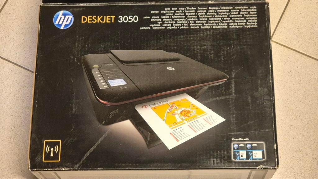 Copie d'imprimante et de scanner HP DeskJet 3050 (complète), Sans fil, All-in-one, Enlèvement, Imprimante à jet d'encre
