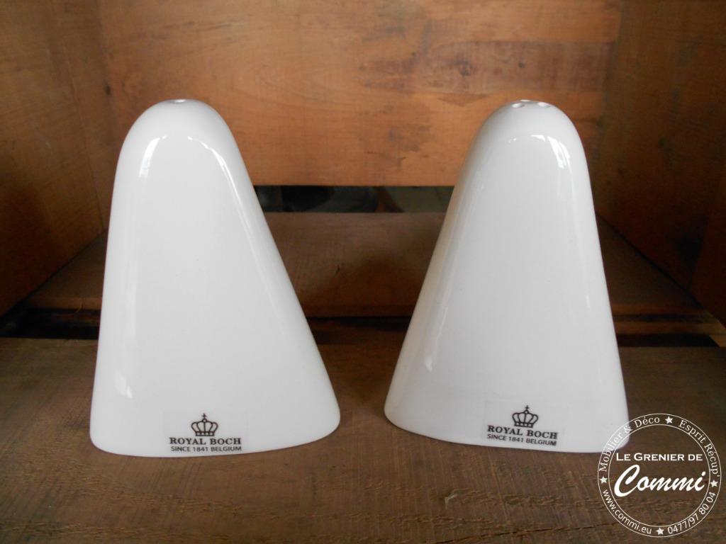 PROMO!!!! 10€ au lieu de 24€ *Salière et poivrier Royal Boch, Antiquités & Art, Antiquités | Céramique & Poterie, Enlèvement ou Envoi
