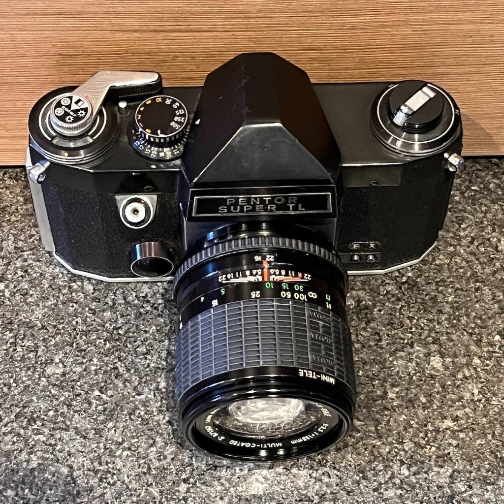 Pentor Super TL + Sigma Mini-Tele lens f3.5/135mm, Ophalen, Gebruikt, Spiegelreflex, Overige Merken