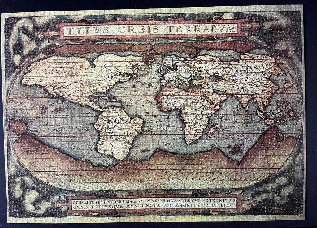 Puzzle Educa 3000 pièces, Typus Orbis Terrarum, Enlèvement ou Envoi, Comme neuf