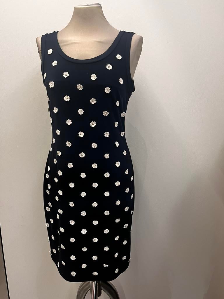 Joseph Ribkoff stretch kleedje Maat 8/ger.36, Kleding | Dames, Jurken, Zo goed als nieuw, Maat 38/40 (M), Blauw, Knielengte, Ophalen of Verzenden