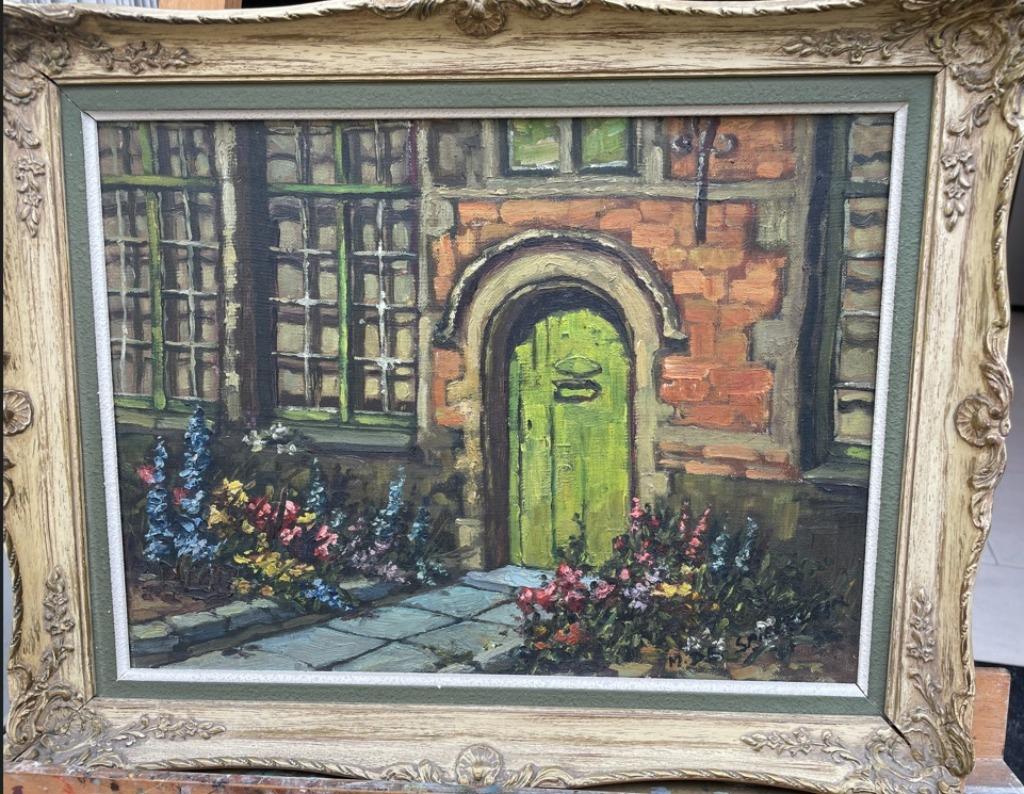 Peinture de Marthe De Spiegeleire (1897-1991), Antiquités & Art, Enlèvement