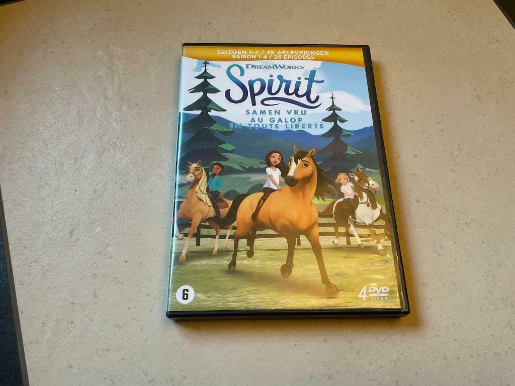 DVD Spirit Dreamworks seizoen 1 4 dvd's, Alle leeftijden, Ophalen of Verzenden, Tekenfilm