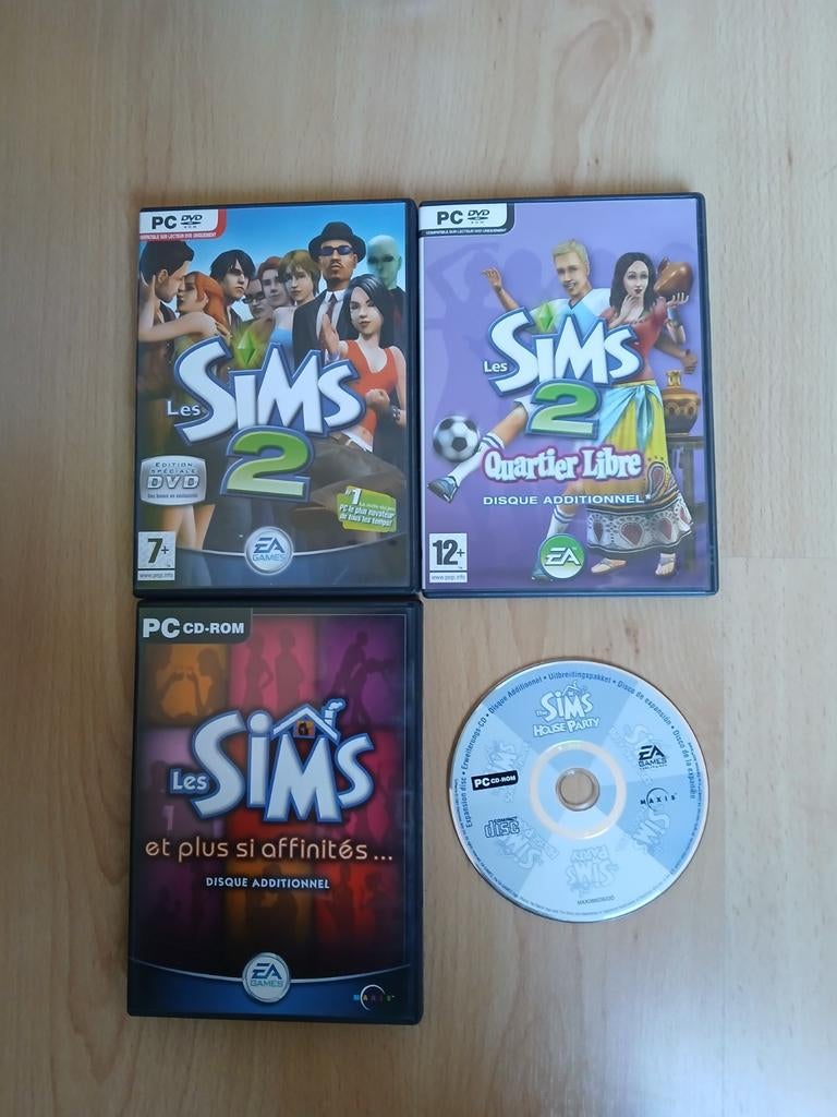 Les SIMS divers jeux PC, Ophalen of Verzenden, Gebruikt
