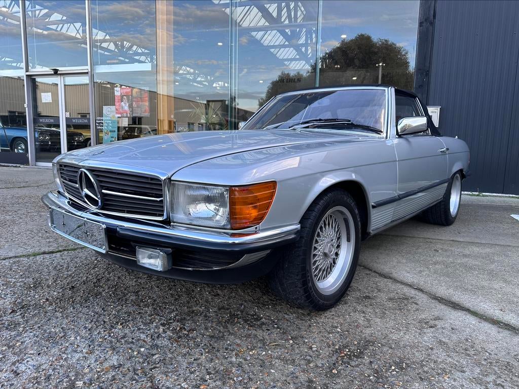 Mercedes SL280 en etat parfait - voiture Belge d’origine., Cuir, Argent ou Gris, Achat, Entreprise