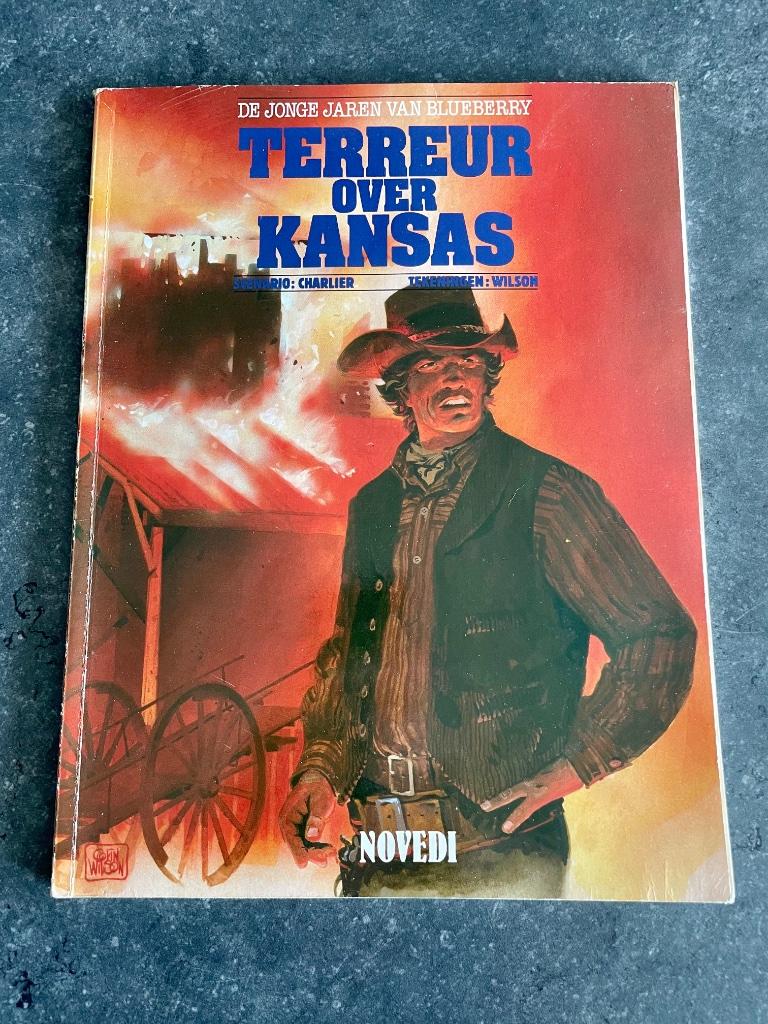 De jonge jaren van Blueberry | Terreur over Kansas, Gelezen, Verzenden, Eén stripboek, Charlier & Wilson