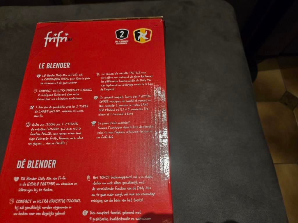 Blender daily mix frifri  NEUF DANS LA BOITE, Enlèvement, Comme neuf