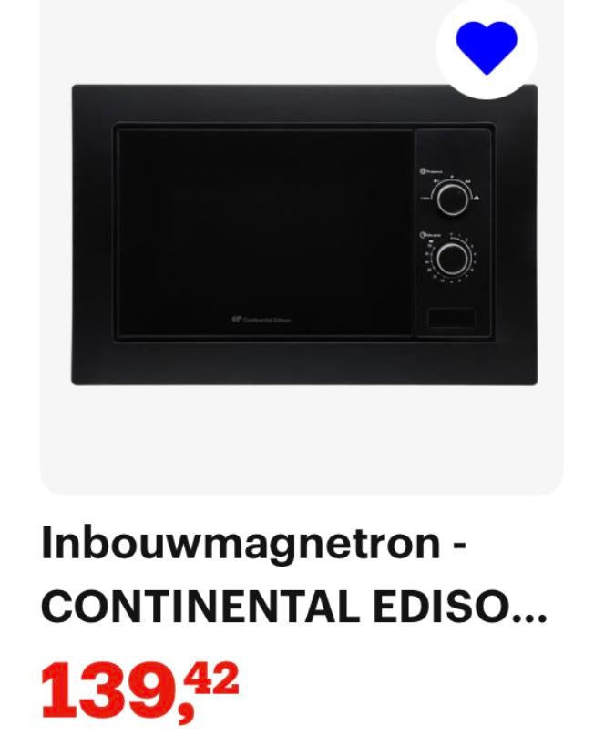 Inbouw migrogolf oven, Elektronische apparatuur, Microgolfovens, Nieuw, Inbouw, Oven, Ophalen
