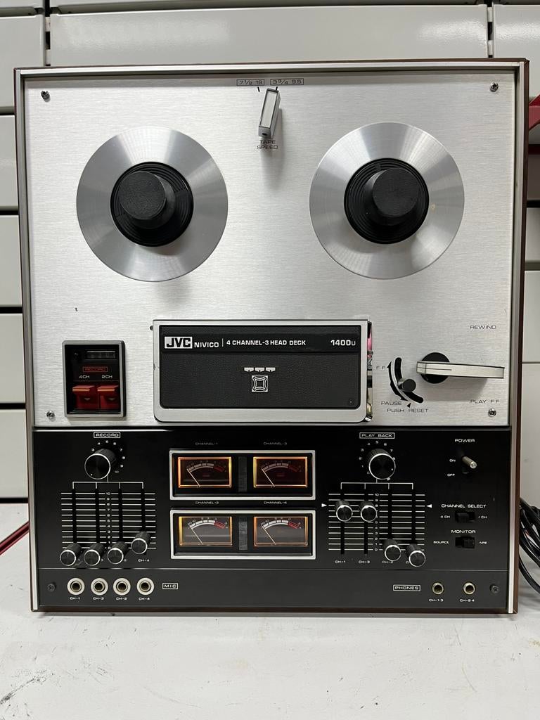 JVC Nivico 1400U Quadrafonische bandrecorder uit de jaren 70, Audio, Tv en Foto, Bandrecorder, Ophalen, Bandrecorder
