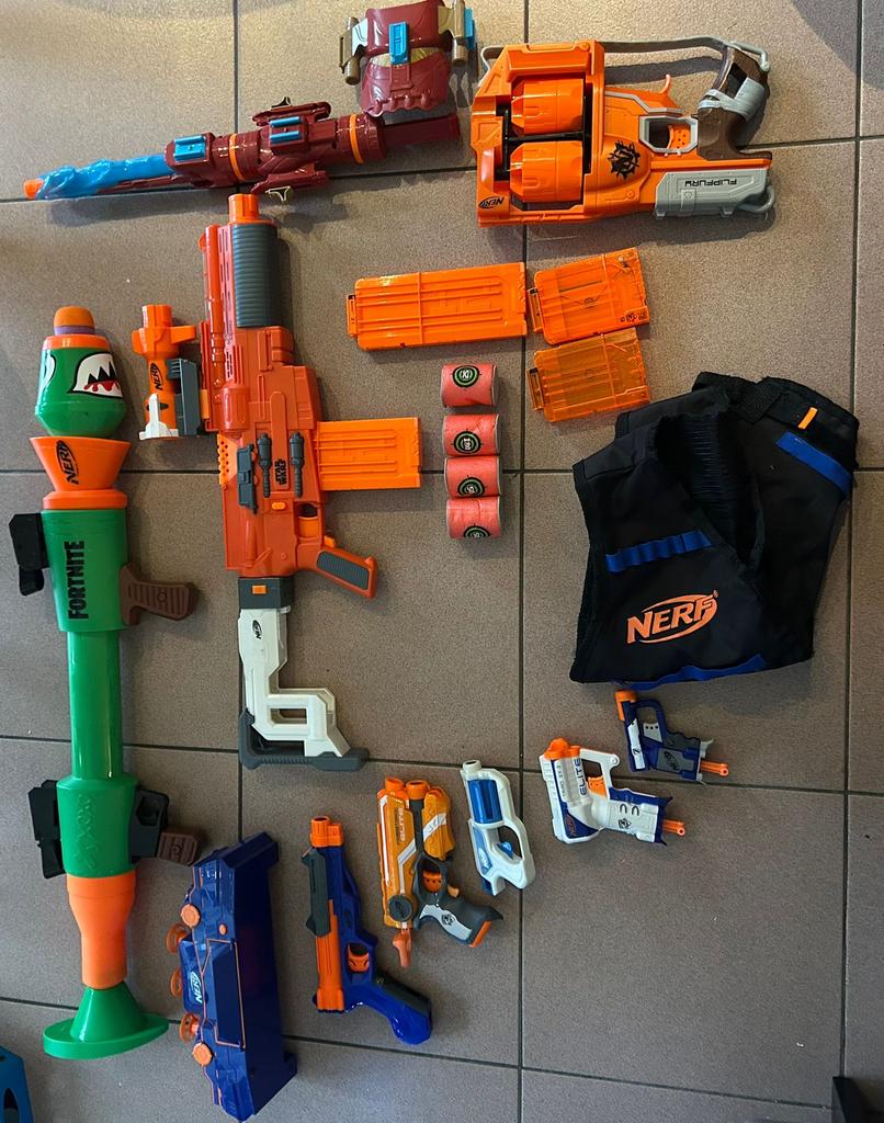 Nerf wapenarsenaal, Enlèvement, Utilisé
