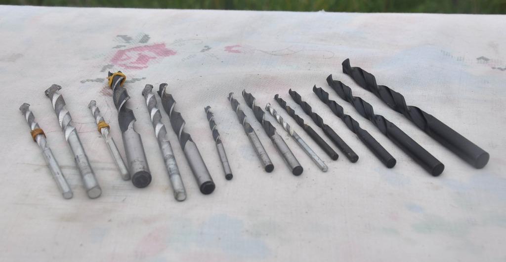 15 mèches forets divers diamètre, Enlèvement ou Envoi, Utilisé, Outillage ou Accessoires