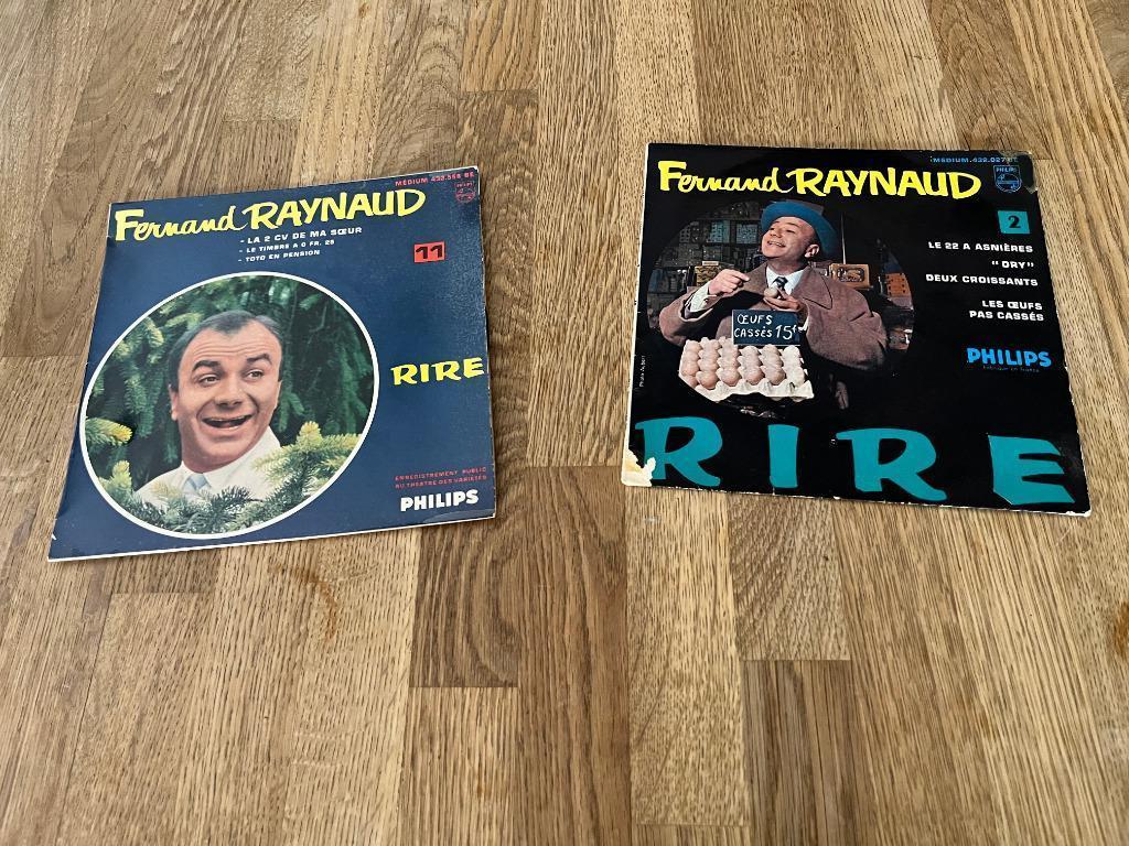 FERNAND RAYNAUD / 2 DISQUES 45 TOURS, Enlèvement