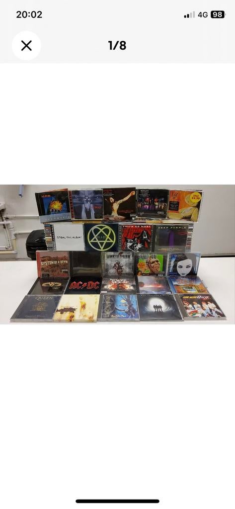 150 x Rock CD, Verzenden