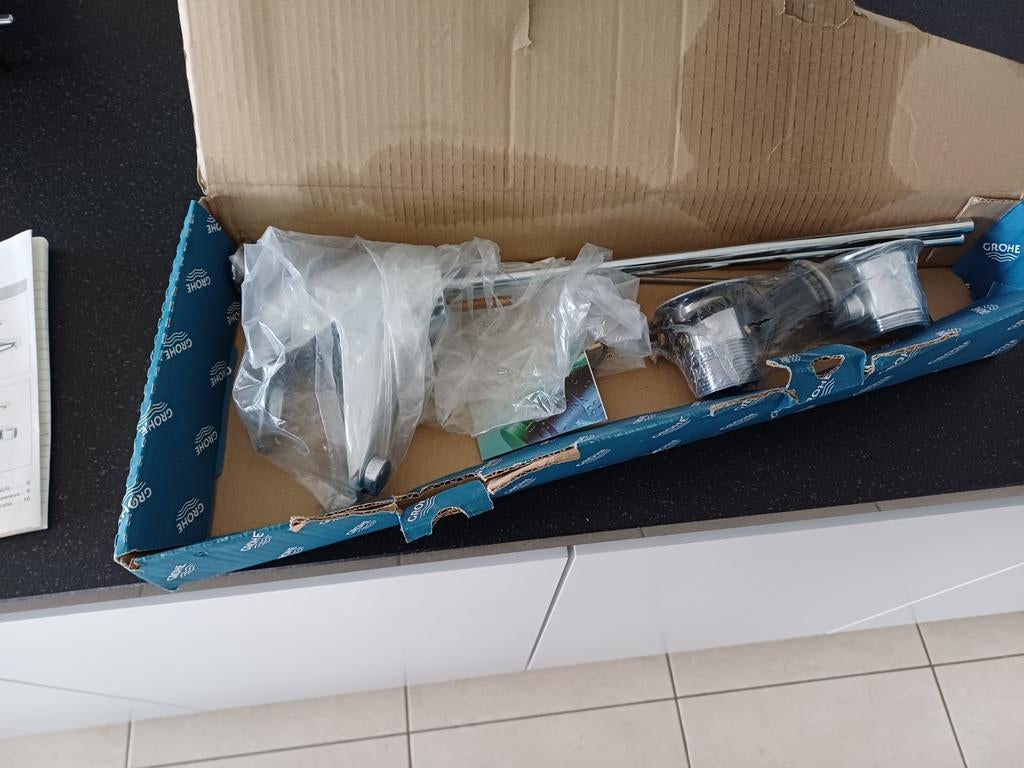 Grohe wastafel mengkraan, Ophalen