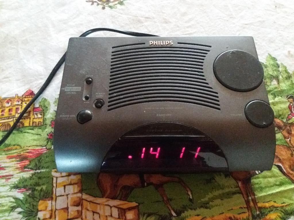 Wekkerradio PHILLIPS 2, Elektronische apparatuur, Wekkers, Ophalen, Gebruikt, Digitaal