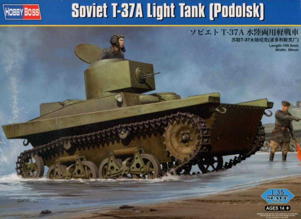 HOBBY BOSS 83819 soviet T-37A light tank (podolsk) éch. 1/35, Neuf, Autres marques, Tank, Enlèvement ou Envoi