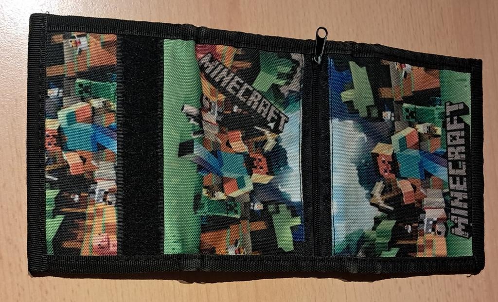Portefeuille minecraft pour enfants