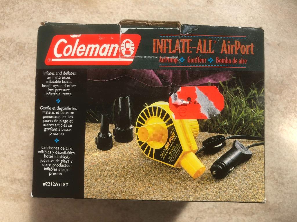 Luchtpomp Coleman 12V, Ophalen, Zo goed als nieuw, Elektrisch