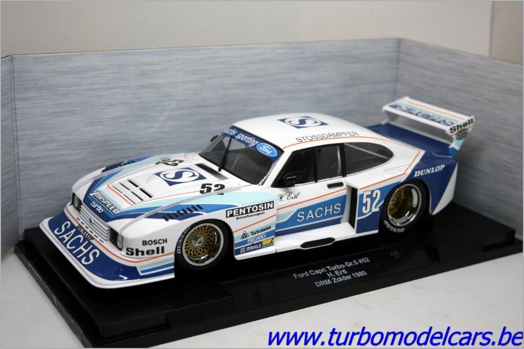 Ford Capri Turbo DRM Zolder 1980 1/18 Model Car Group, Envoi, Neuf, Voiture, Autres marques