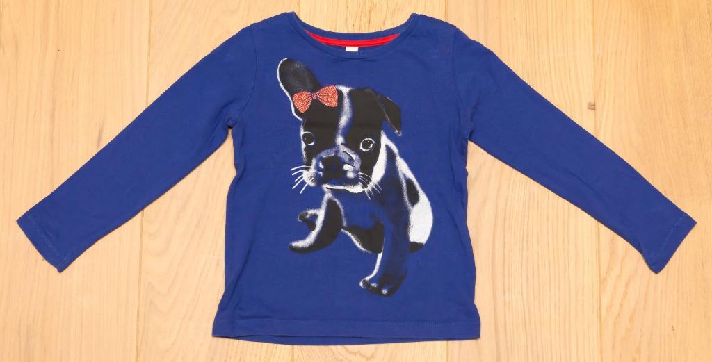 Blauwe T-shirt Esprit, maat 104/110, Kinderen en Baby's, Kinderkleding | Maat 104, Gebruikt, Meisje, Ophalen of Verzenden, Esprit