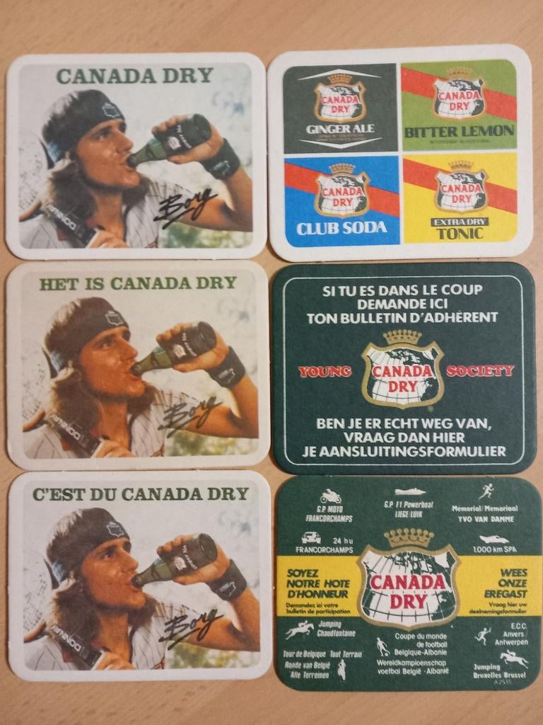 Bierviltjes Canada Dry (470), Ophalen of Verzenden, Zo goed als nieuw