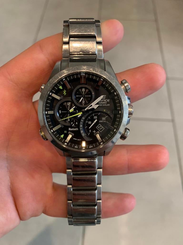 Casio EQB500 (polshorloge voor heren), Ophalen of Verzenden, Polshorloge, Casio