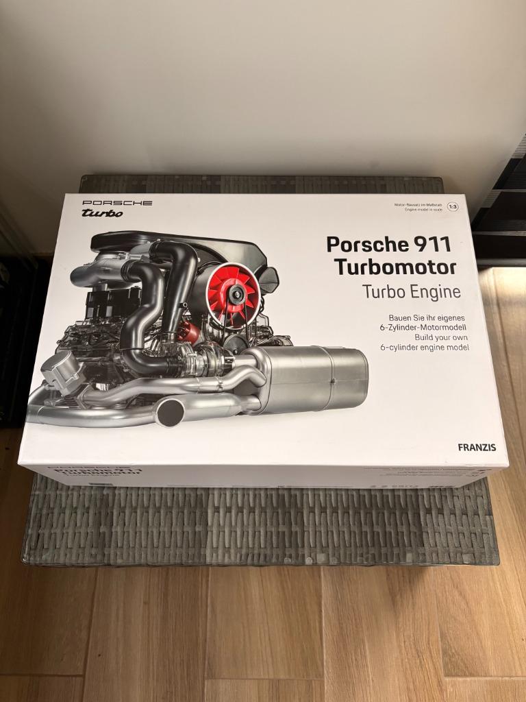 Moteur Porsche 911 Turbo (Franzis Echelle 1:3), Neuf, Autres marques, Enlèvement ou Envoi, Voiture