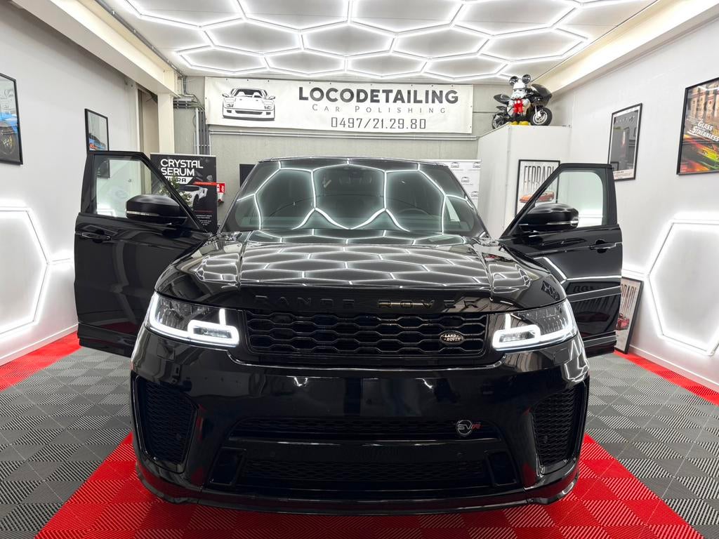 RANGE ROVER SPORT * 5L * SVR-pakket * Utility * 510 pk, Automaat, 375 kW, Android Auto, Zwart