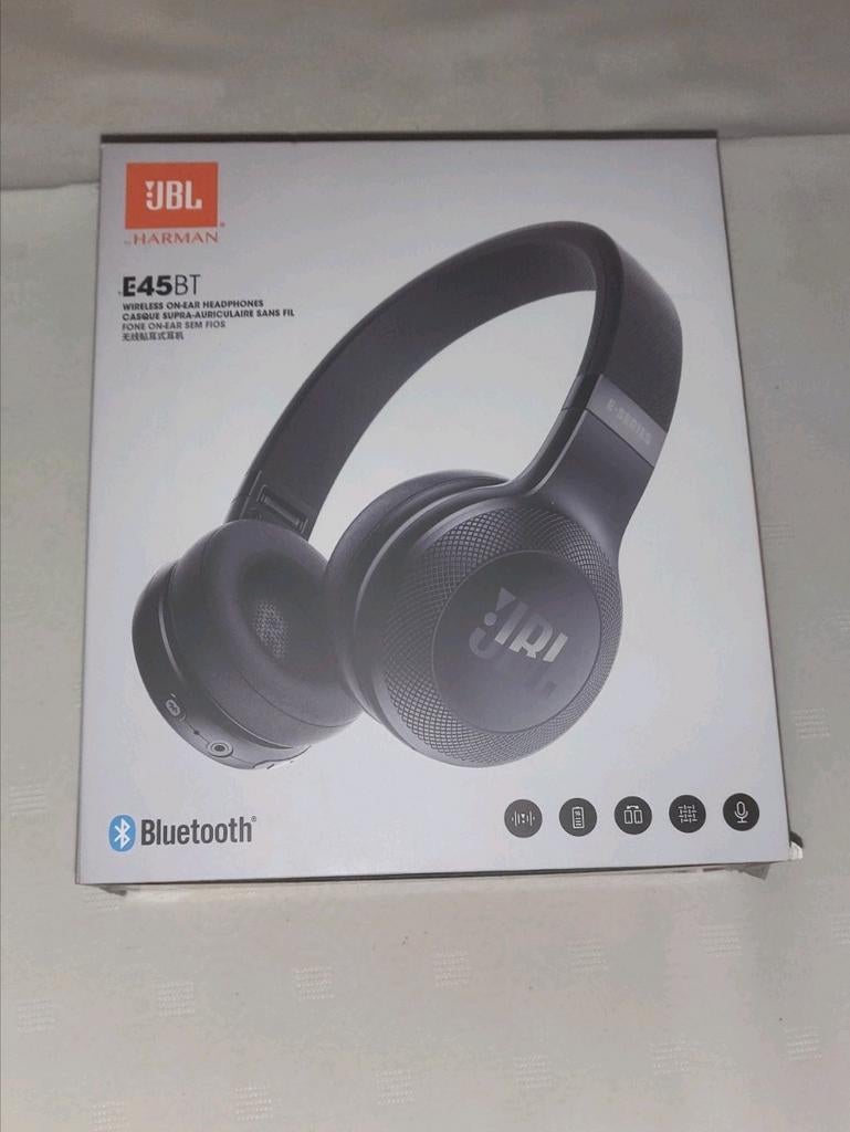 JBL E45BT headphone draadloos koptelefoon, Overige merken, Zo goed als nieuw, Draadloos, Op oor (supra aural)