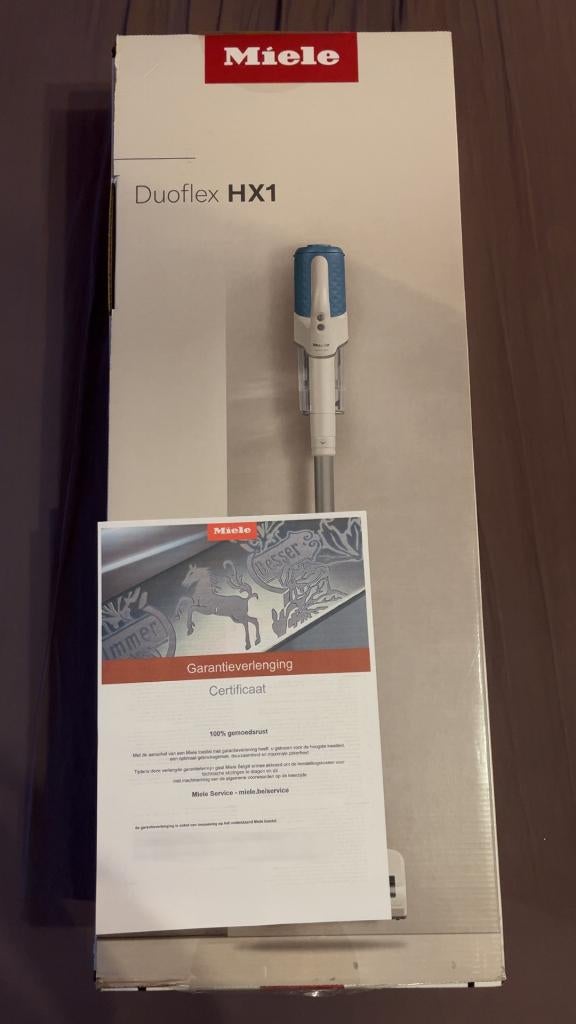 Miele Duoflex HX1 Nordicblauw, Elektronische apparatuur, Stofzuigers, Ophalen of Verzenden, Nieuw, Reservoir, Stofzuiger
