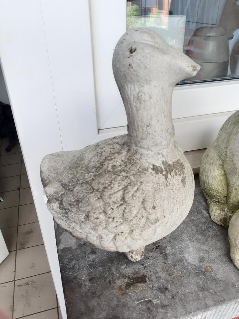Betonnen eend., Tuin en Terras, Ophalen of Verzenden, Gebruikt