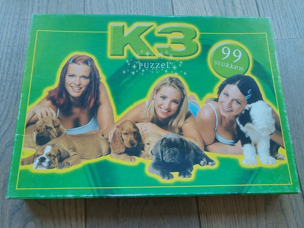 Puzzel van de originele K3, nog met Kathleen, Ophalen of Verzenden