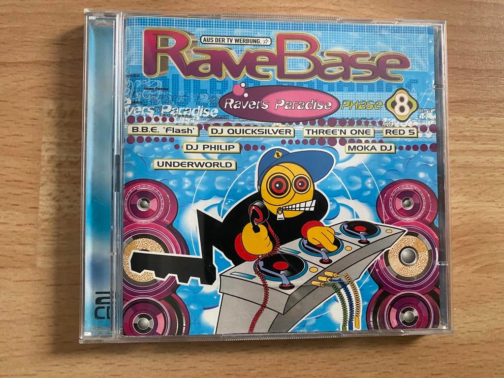 Rave base ravers paradise phase 8, Enlèvement ou Envoi, Comme neuf, Dance populaire