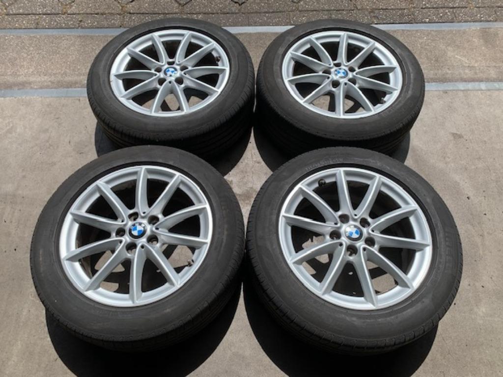 BMW 5 SERIE G30 X1 X3 STYLE 618 VELGEN + BANDEN 225 55 R17, Enlèvement ou Envoi