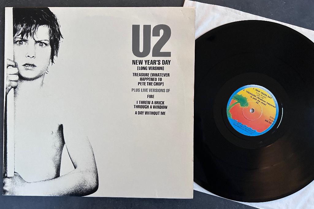 U2 - New years day ( 12# ), Cd's en Dvd's, Verzenden, Zo goed als nieuw, 12 inch, Poprock