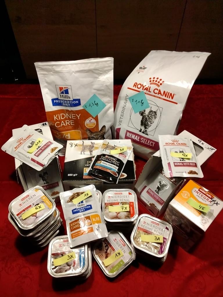 Selectie dieetvoeding Nier/Kidney kat, Ophalen of Verzenden, Kat